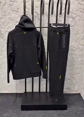 Siyah NİKE NOCTA  Fermuarlı Erkek Eşofman Takımı - Görsel 6