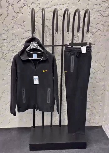 Siyah NİKE NOCTA  Fermuarlı Erkek Eşofman Takımı - Görsel 3