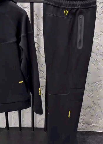 Siyah NİKE NOCTA  Fermuarlı Erkek Eşofman Takımı - Görsel 5
