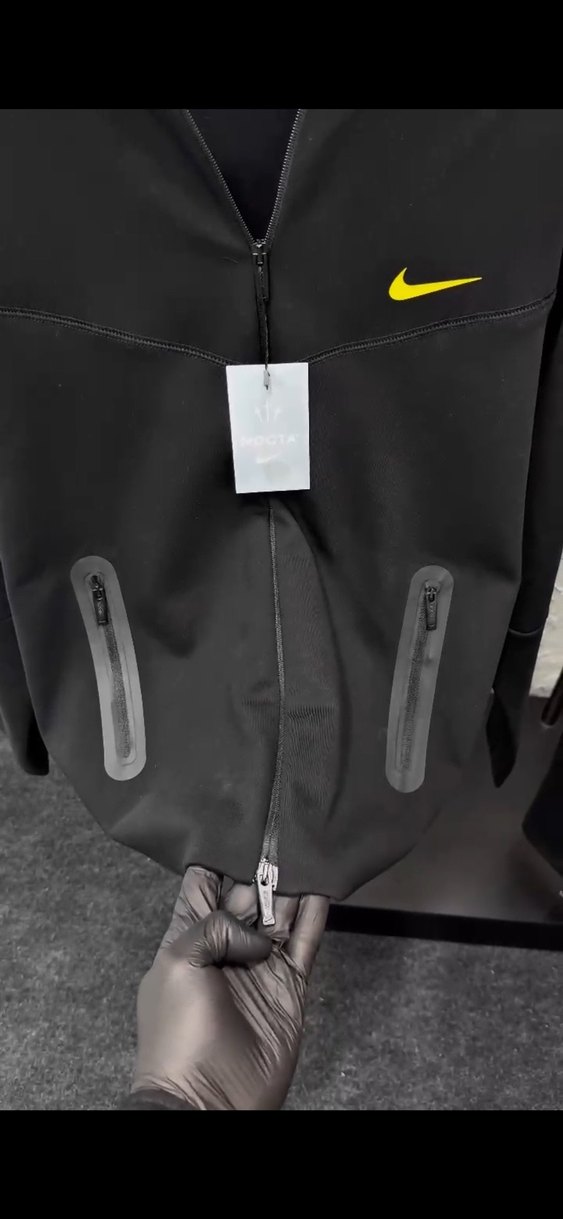 Siyah NİKE NOCTA  Fermuarlı Erkek Eşofman Takımı - Görsel 4