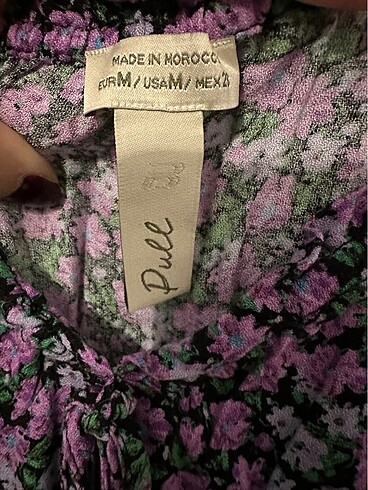 Pull and Bear Çiçekli Yazlık Elbise