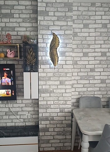 Beden çeşitli Renk TÜY APLİK ???? PİLLİ LEDLİ BOY VE GENİŞLİK:65X18