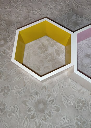 Çok Renkli Altıgen Çocuk Rafı - Görsel 2