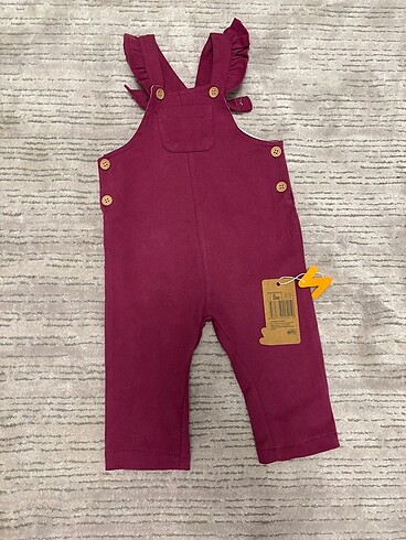 Yeni Etiketli Gabardin Salopet/Tulum