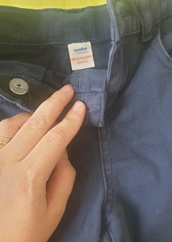 3 Yaş Beden cocuk Kot Gömlek Takımı