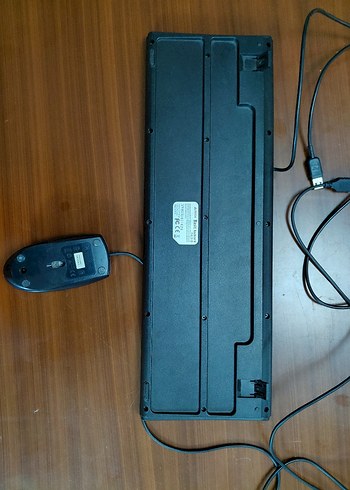 Siyah Kablolu Klavye ve Mouse Seti - Görsel 7