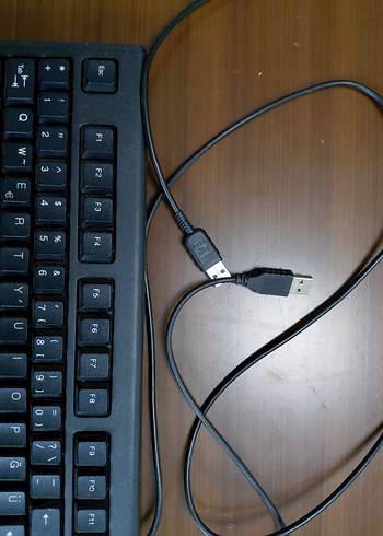 Siyah Kablolu Klavye ve Mouse Seti - Görsel 5