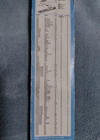 60 cm (24 inç) Ön Cam Sileceği - U-Kanca ve Evrensel Uyumlu - Görsel 6