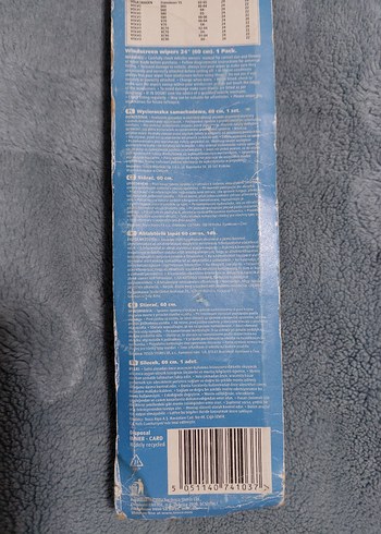 60 cm (24 inç) Ön Cam Sileceği - U-Kanca ve Evrensel Uyumlu - Görsel 4