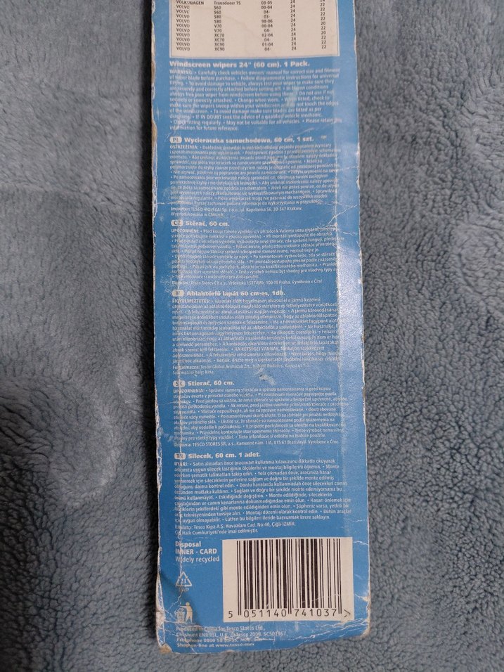 60 cm (24 inç) Ön Cam Sileceği - U-Kanca ve Evrensel Uyumlu - Görsel 4