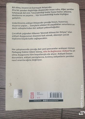 Aile ile Bağlanma ve Aidiyet Kitabı - Görsel 2