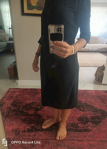 Modal kumaş elbise - Görsel 6