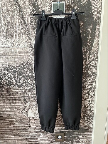 Bershka Bershka Siyah Kumas Havuc Pantolon
