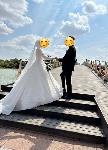Tesettür gelinlik 