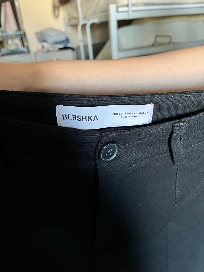 Siyah Kadın Kumaş Pantolon - Görsel 3