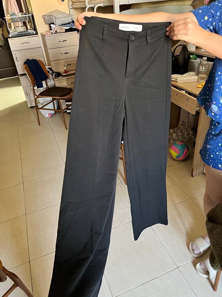 Siyah Kadın Kumaş Pantolon - Görsel 2