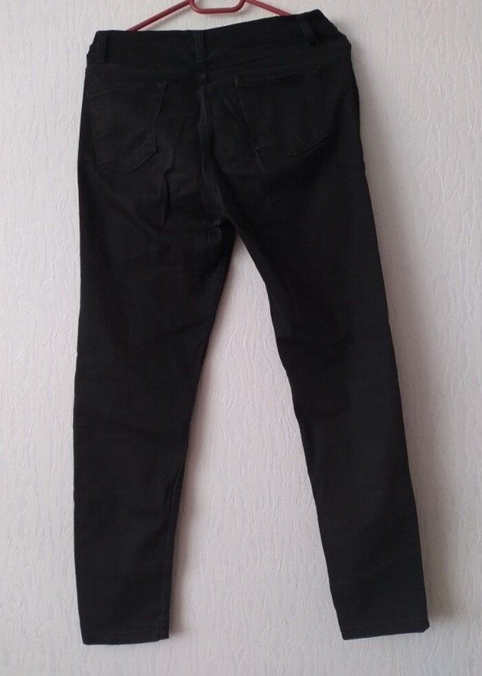 Siyah Kot Jeans - Görsel 2