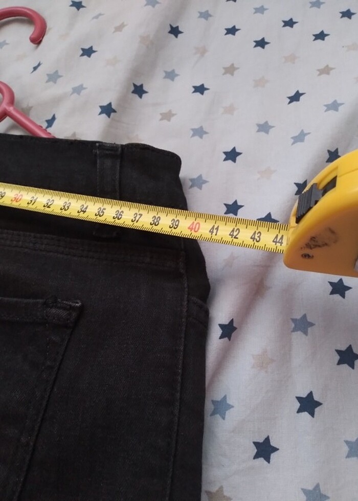 Siyah Kot Jeans - Görsel 5