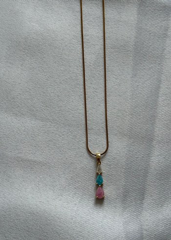 Çelik Y kolye - Görsel 2