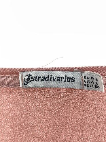 l Beden pembe Renk Stradivarius Bluz %70 İndirimli.