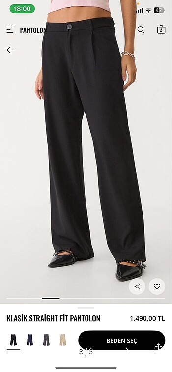 Stradivarius Stradivarius kumas pantolon