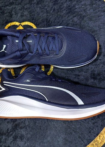 Erkek Lacivert Spor Ayakkabı Velcro Detaylı - Görsel 5