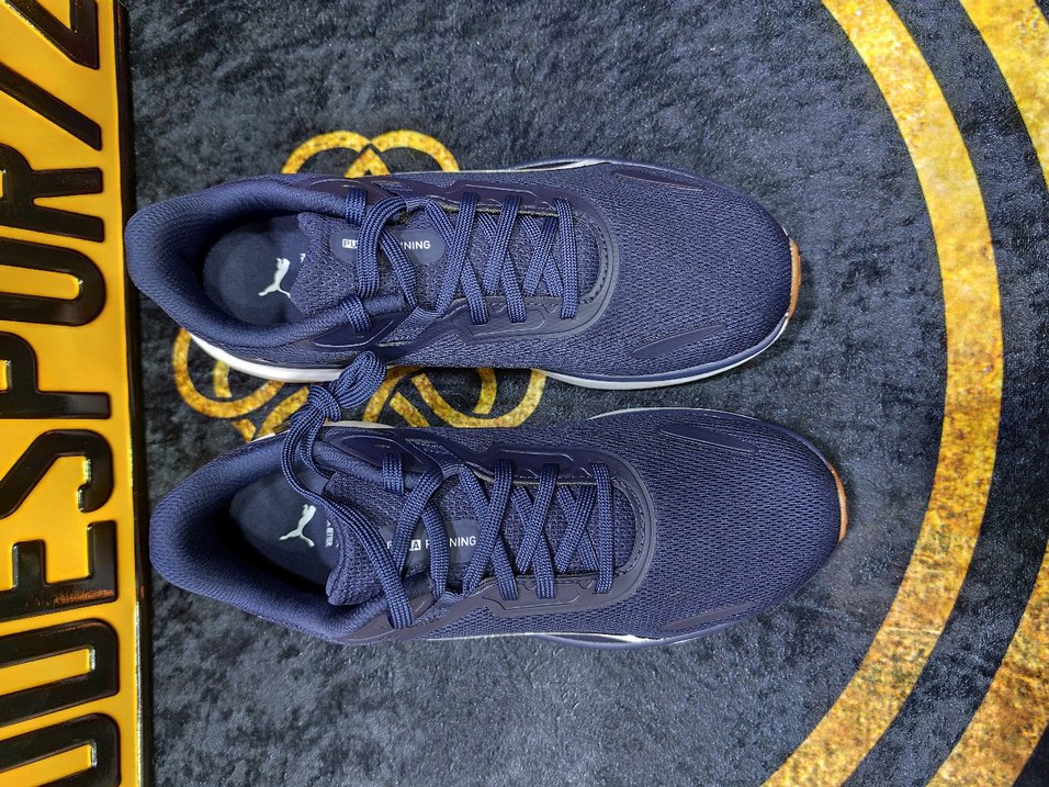 Erkek Lacivert Spor Ayakkabı Velcro Detaylı - Görsel 2