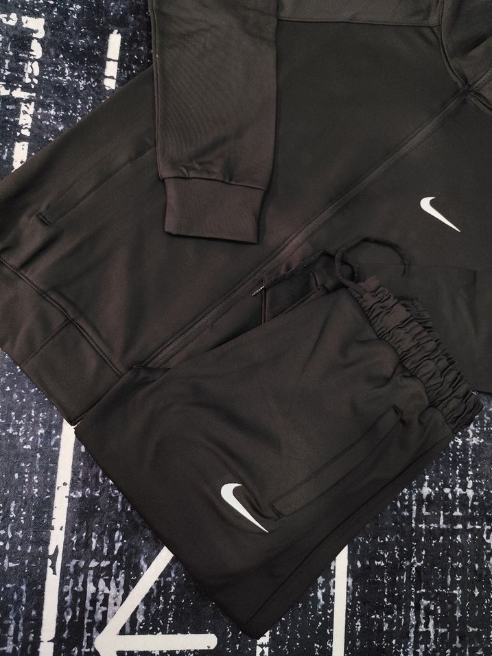 Erkek Siyah Nike Fermuarlı Yüksek Yakalı Sweatshirt - Görsel 2