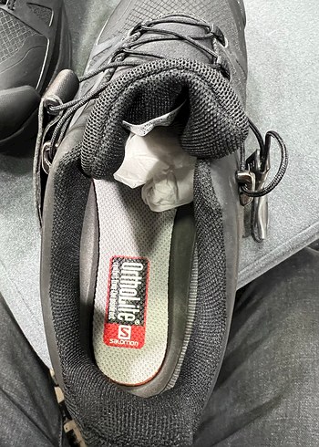 Erkek Siyah Biker Spor Ayakkabı Velcro - Görsel 4