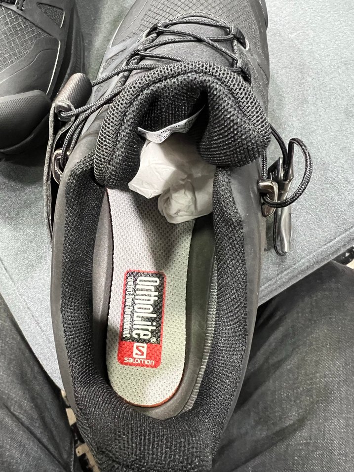 Erkek Siyah Biker Spor Ayakkabı Velcro - Görsel 4