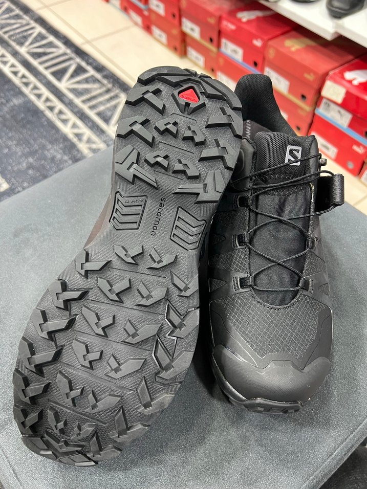 Erkek Siyah Biker Spor Ayakkabı Velcro - Görsel 3