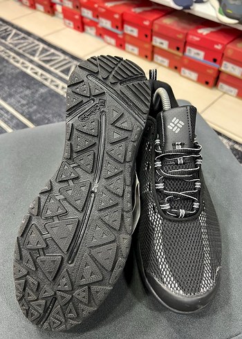 Siyah Erkek Spor Ayakkabı Velcro Kapatma - Görsel 5