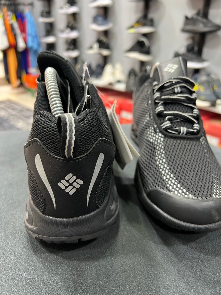 Siyah Erkek Spor Ayakkabı Velcro Kapatma - Görsel 4