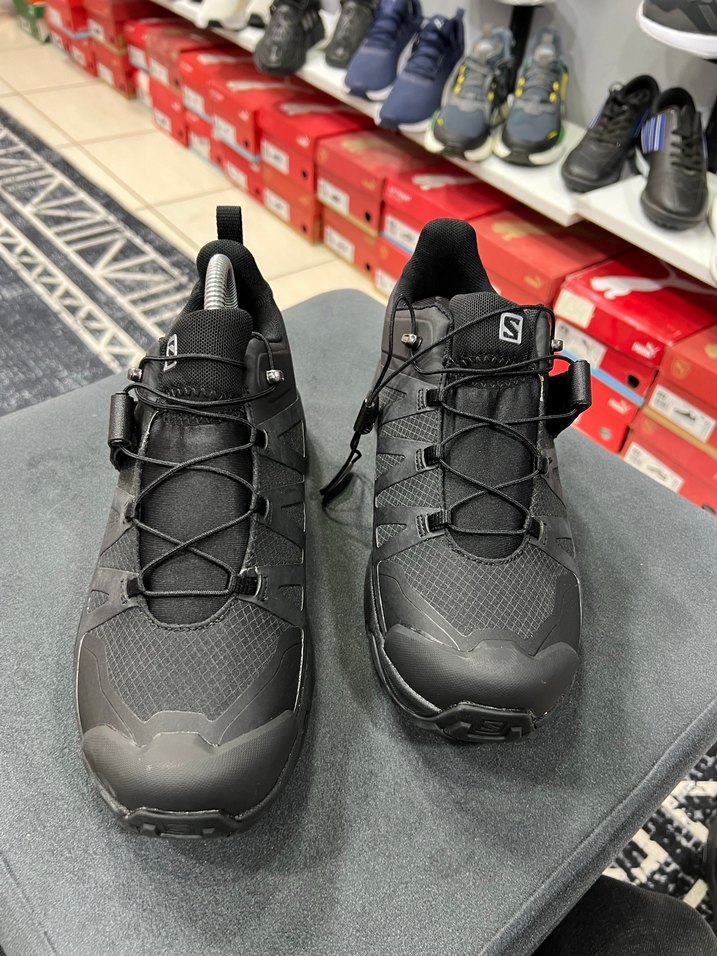 Siyah Biker Erkek Spor Ayakkabı Velcro - Görsel 5