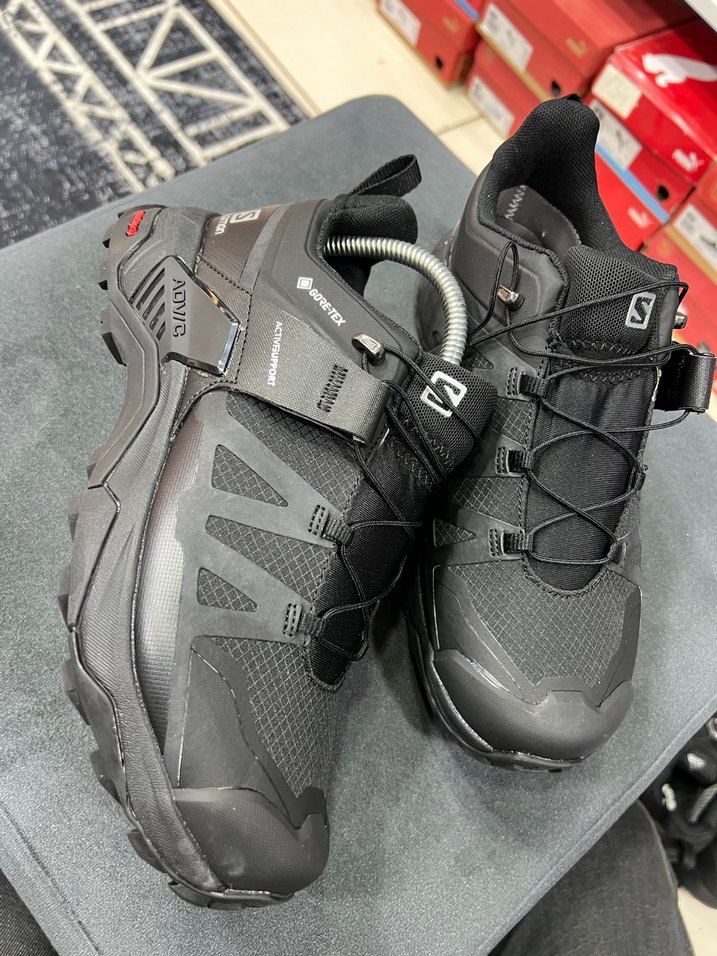 Siyah Biker Erkek Spor Ayakkabı Velcro - Görsel 4