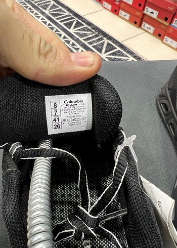 Erkek Siyah Spor Ayakkabı Velcro Bantlı - Görsel 3