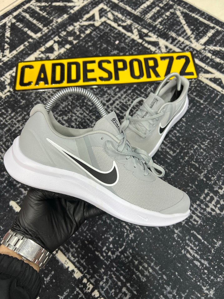 Gri Bağcıklı Kadın Spor Ayakkabısı - Görsel 3