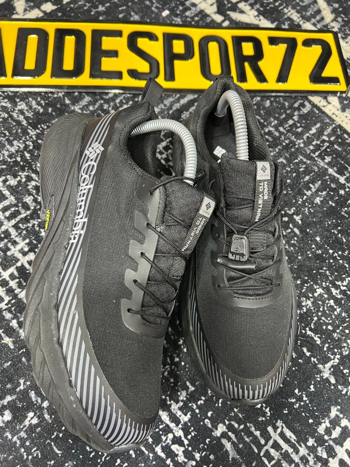 Columbia Siyah Gri Spor Ayakkabı Velcro - Görsel 4