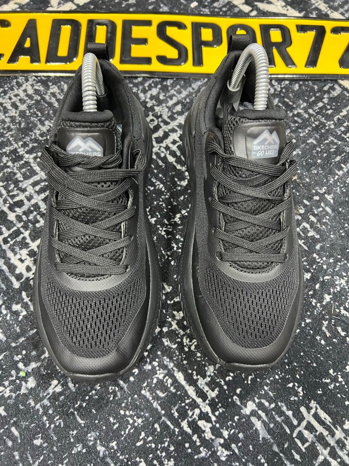 Siyah Spor Erkek Sneaker Velcro - Görsel 5