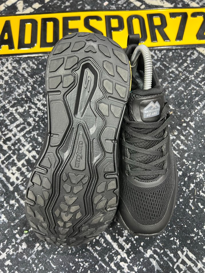 Siyah Spor Erkek Sneaker Velcro - Görsel 3