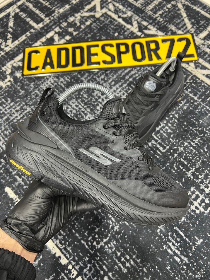 Siyah Spor Erkek Sneaker Velcro - Görsel 2