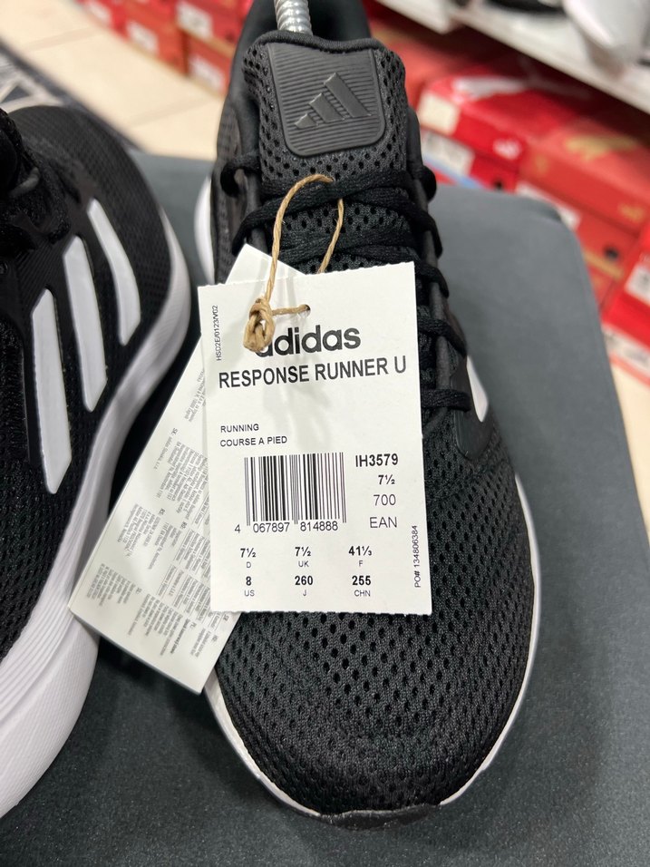 Siyah Erkek Spor Ayakkabı Velcro - Görsel 3