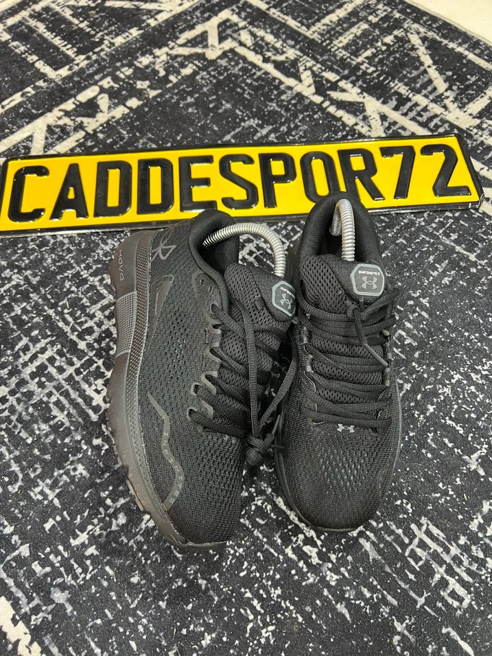 Siyah Gri Spor Erkek Sneakers Velcro - Görsel 4