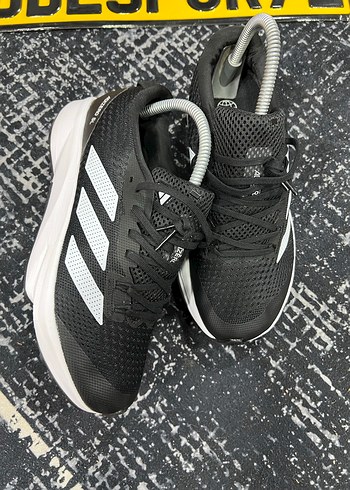 Siyah Beyaz Bağcıklı Erkek Spor Ayakkabı - Görsel 3