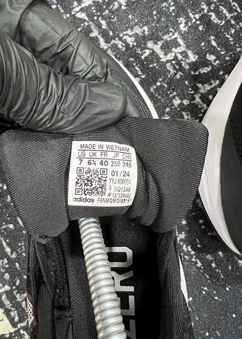 Siyah Beyaz Bağcıklı Erkek Spor Ayakkabı - Görsel 6