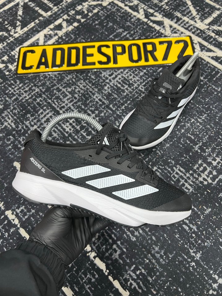 Siyah Beyaz Bağcıklı Erkek Spor Ayakkabı - Görsel 5