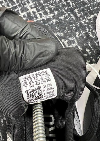 Renkli Detaylı Siyah Erkek Spor Ayakkabı - Görsel 3