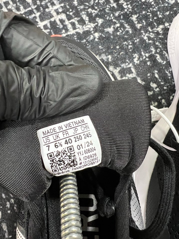 Renkli Desenli Siyah Erkek Spor Ayakkabı - Görsel 4