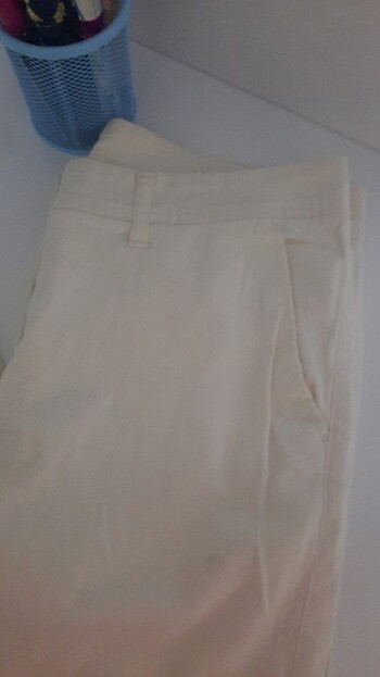 38 Beden Ekru pantolon