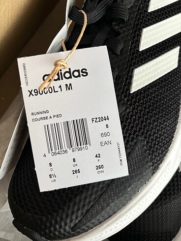 42 Beden ADİDAS X9000